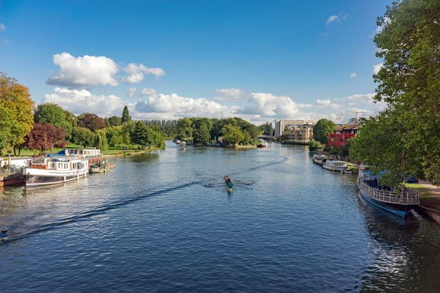 reading, river thames, boat, river